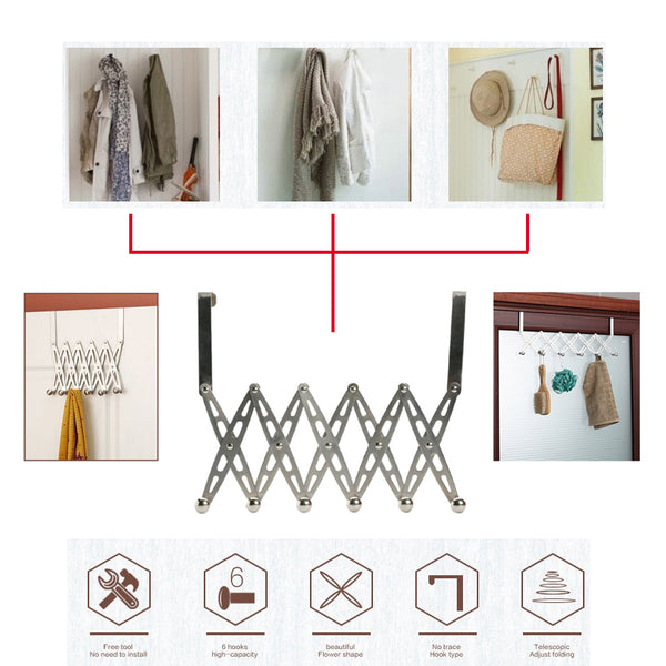6 Hooks Flexible Door Hanger