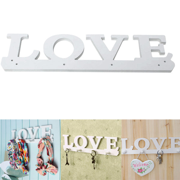 Vintage White Love Hanger