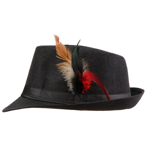 Fashion Feather Fedora Hat