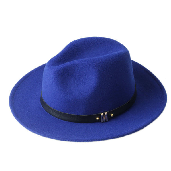 Woolen Wide Brim Panama Hat