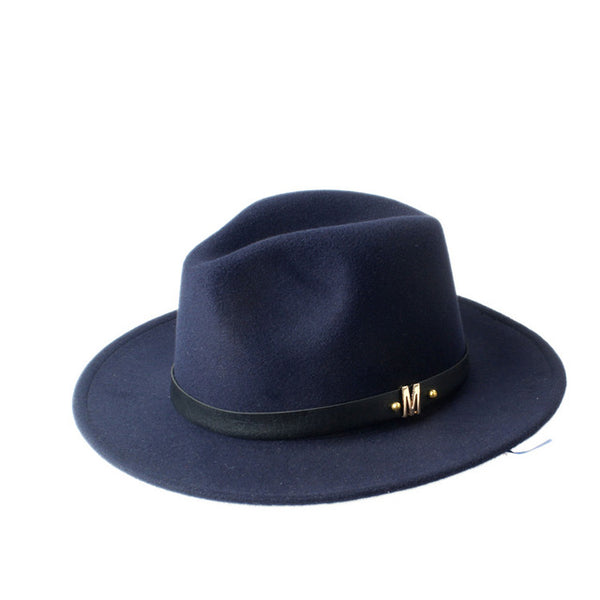 Woolen Wide Brim Panama Hat