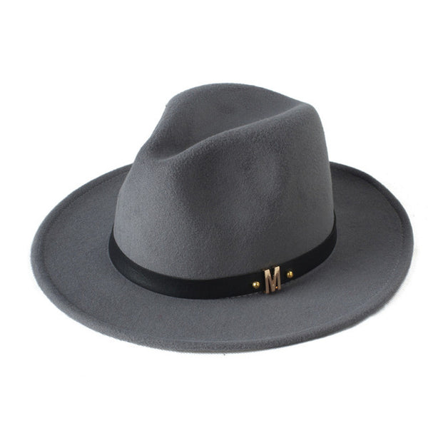 Woolen Wide Brim Panama Hat