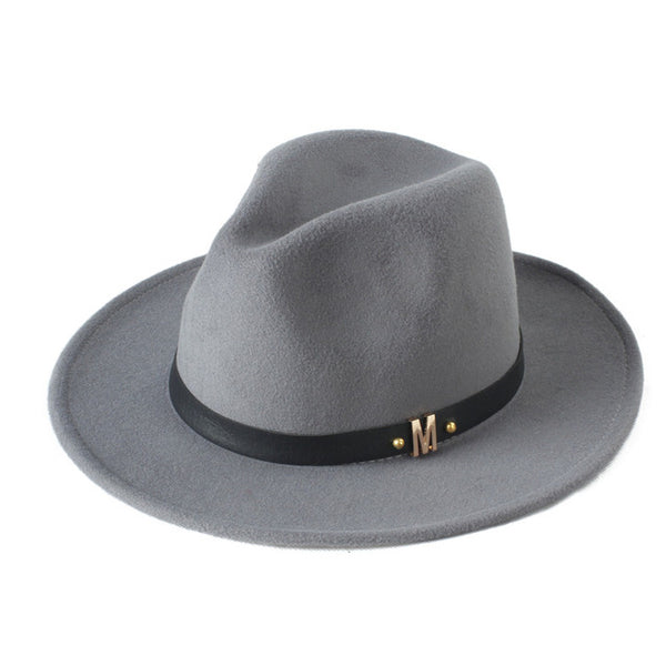Woolen Wide Brim Panama Hat