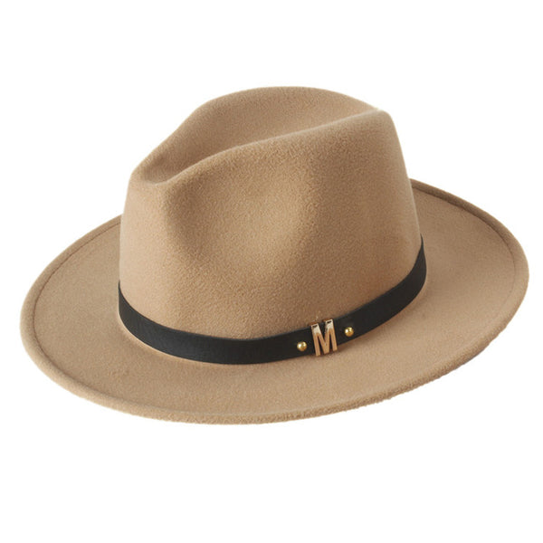 Woolen Wide Brim Panama Hat