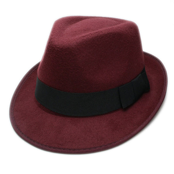Retro Hard Felt Hat