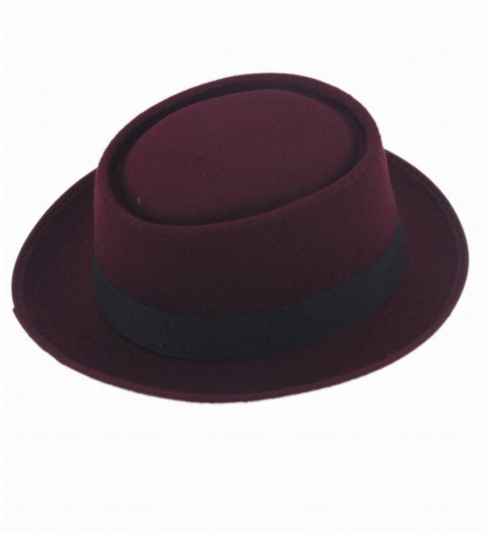Classic Men Pork Pie Hat