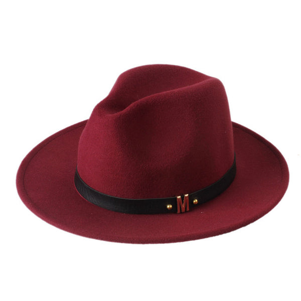 Woolen Wide Brim Panama Hat